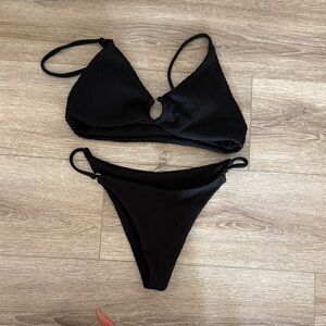 Black Women's Swimwear Set